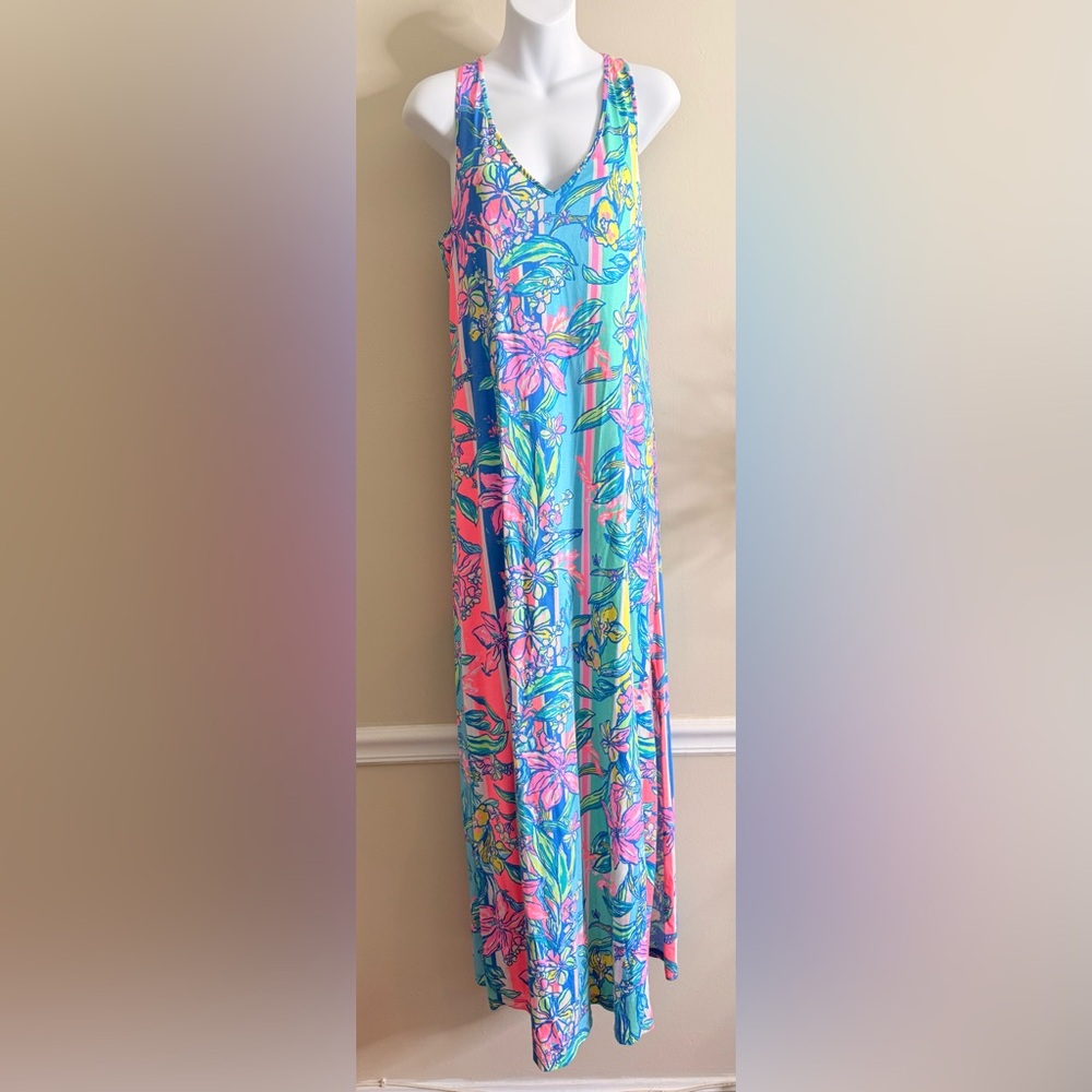 Lilly Pulitzer Kerri Maxi Dress Sz. Small - Picture 3 of 15